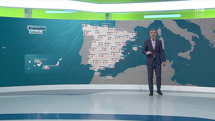 El tiempo - Rachas muy fuertes en Ampurdán, Pirineo, Ebro y norte de Baleares
