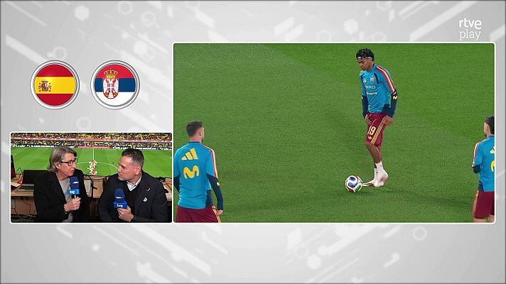 Fútbol - Previo Amistoso Selección Masculina: España - Serbia