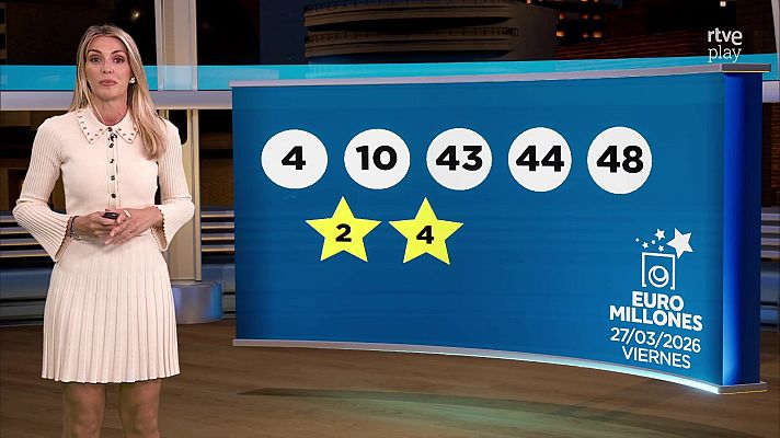 Loterías - Sorteo de la Bonoloto y Euromillones del 27/03/2026