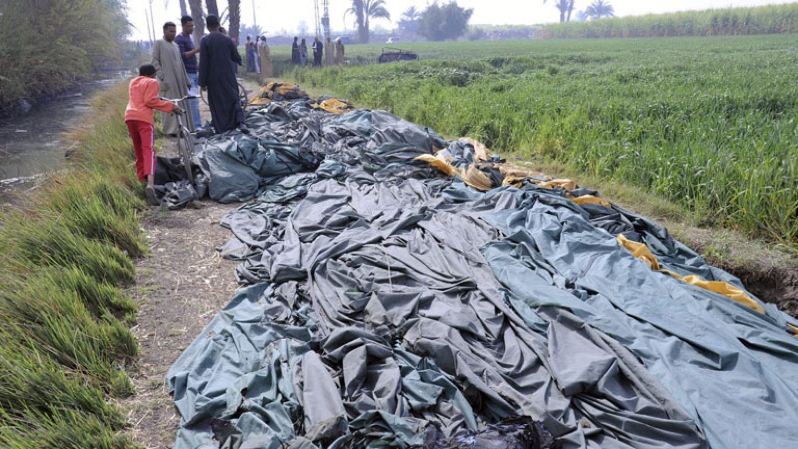 18 turistas mueren al volar en globo sobre las ruinas del Valle de los Reyes de Luxor, en Egipto