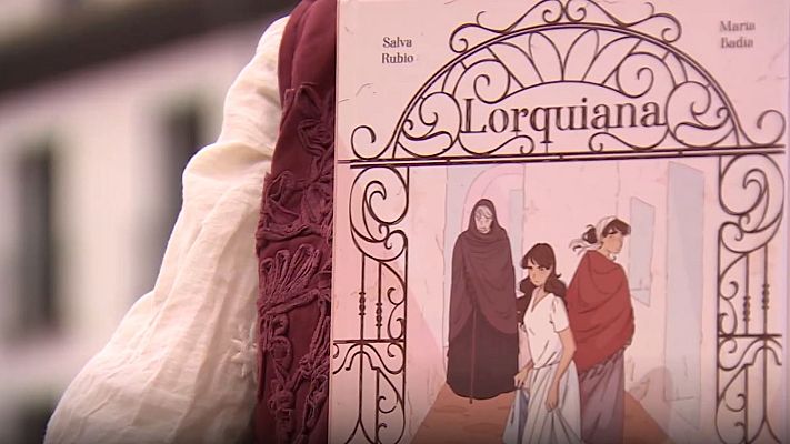 Telediario Fin de Semana - 'Lorquiana', personaje femenino protagonista del 'Lorcaverso' del cómic