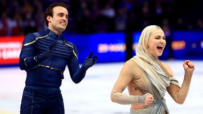 Tim Dieck y Olivia Smart logran un gran quinto puesto en el Mundial de danza sobre hielo