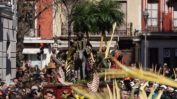 Telediario Fin de Semana - Las palmas y las ramas de olivo llenan las calles de España en el Domingo de Ramos