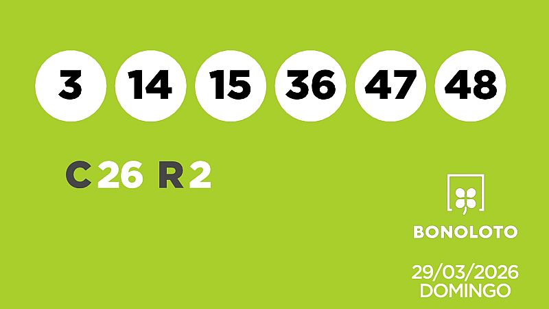 Sorteo de la Loter�a Bonoloto del 29/03/2026 - Ver ahora