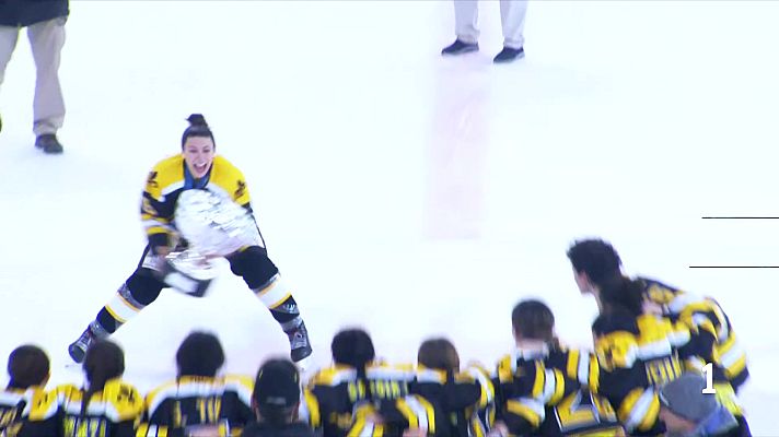 Los Deportes de La1 - El C.G. Puigcerdá gana la Copa de la Reina de hockey hielo al Jaca