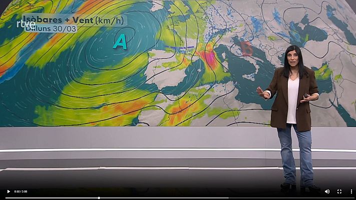 El temps - Ventades, mala mar i neu fins dijous. Entre Divendres Sant i Dilluns de Pasqua, sol arreu i caloreta