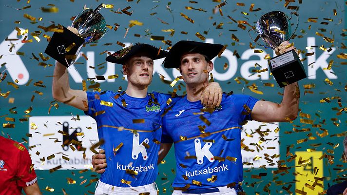 Telenavarra - Laso y Albisu, campeones del parejas de pelota a mano