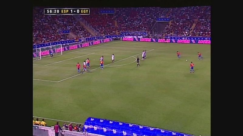Selecci�n espa�ola: Gol de Reyes contra Egipto en 2006 - F�tbol | Ver
