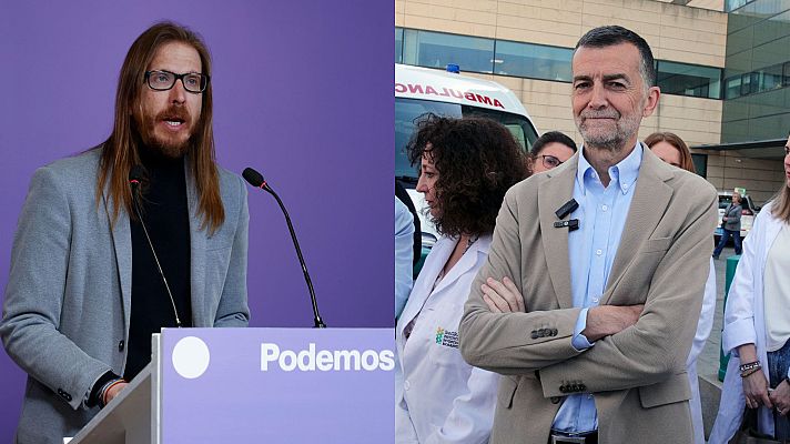 Telediario 1 - Podemos tiende la mano a IU en Andalucía para confluir juntos en las elecciones