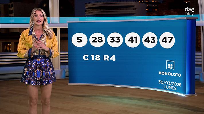 Loterías - Sorteo de la Bonoloto y Primitiva del 30/03/2026