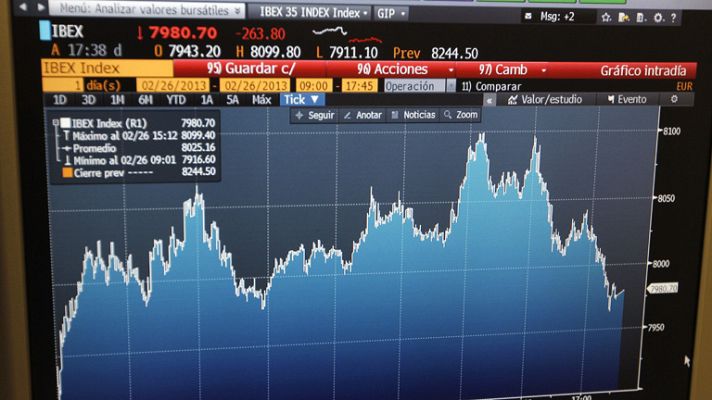 Telediario 1 - España e Italia, en el punto de mira de los inversores