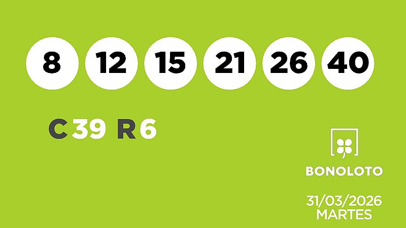 Sorteo de la Lotería Bonoloto y Euromillones del 31/03/2026 - Ver ahora