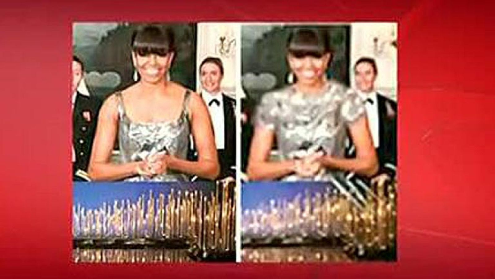 Censurada en Irán la imagen de Michelle Obama en los Oscars 2013
