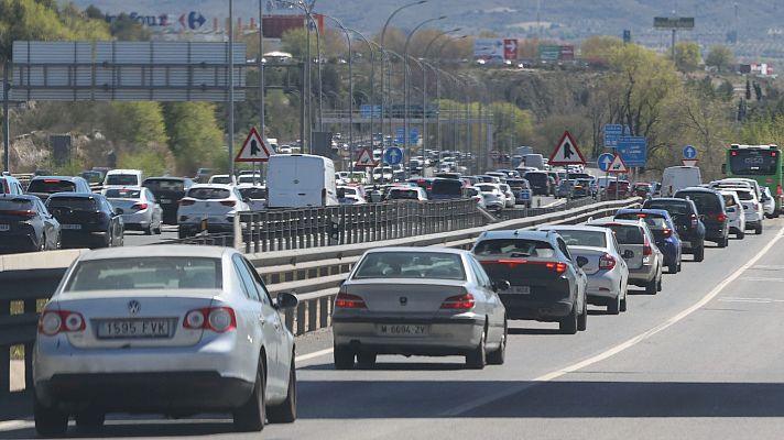Telediario 1 - Empieza la segunda fase de la Operación Salida de Semana Santa