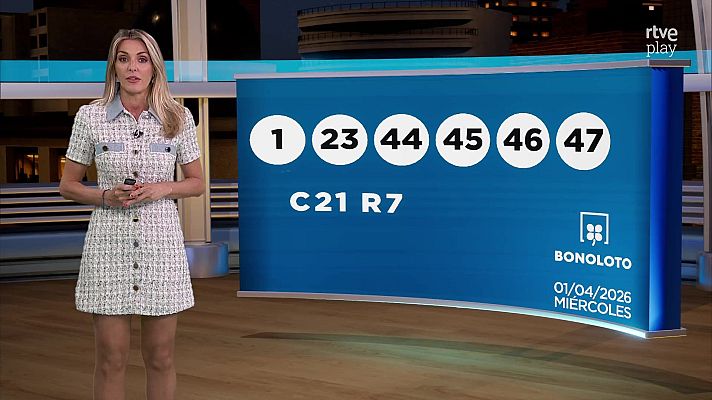 Loterías - Sorteo de la Bonoloto del 01/04/2026