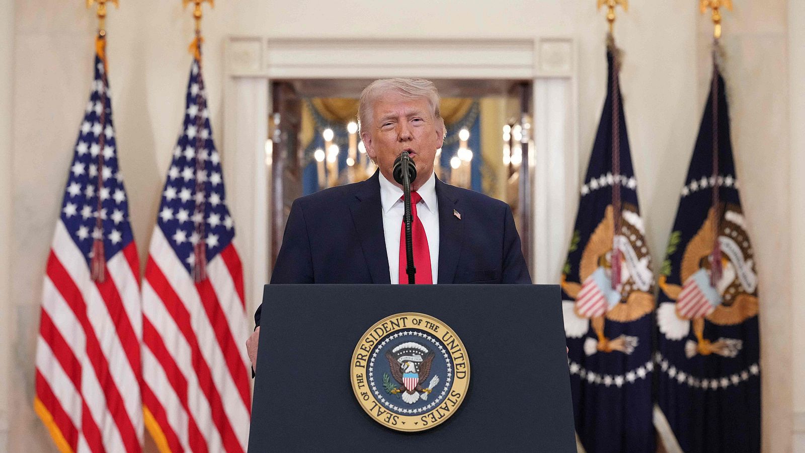 Trump defiende el poderío de EE.UU. sobre Irán en un discurso sin grandes novedades - Informativo 24h | Ver