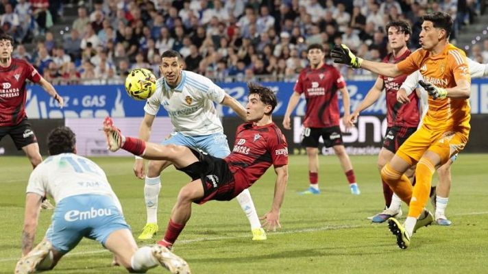 Resúmenes de LaLiga - Zaragoza - Mirandés: resumen del partido de la 34ª jornada de Liga | Segunda