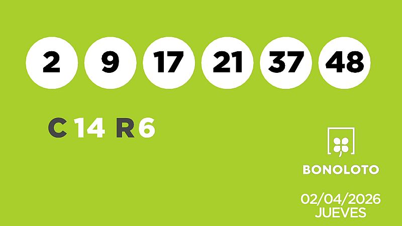 Sorteo de la Loter�a Bonoloto del 02/04/2026 - Ver ahora