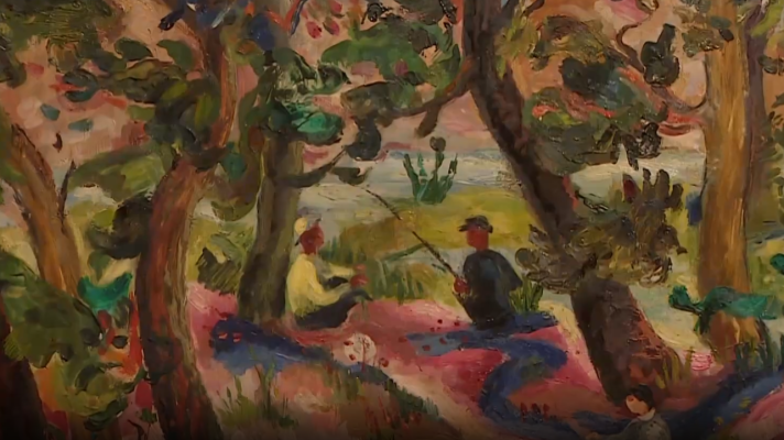 Telediario 2 - Una exposición reivindica a la pintora Menchu Gal