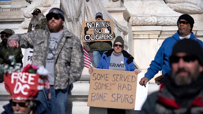 Telediario 2 - Veteranos decepcionados con el Ejército en Estados Unidos: crece la disidencia militar contra la guerra