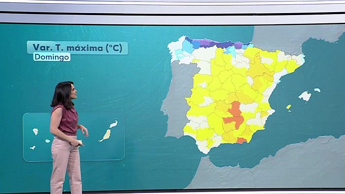 El tiempo - Ascenso notable de las temperaturas máximas en el norte peninsular