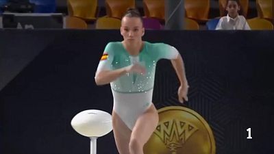 Laia Font consigue en El Cairo y en salto su primer oro en una prueba de la Copa del Mundo de gimnasia