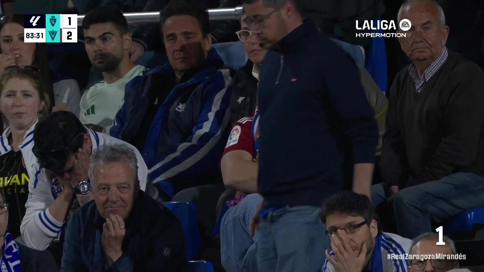 El R. Zaragoza cae ante el colista Mirandés y se aleja del objetivo - Noticias Aragón | Ver