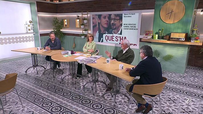 Cafè d'idees - Malalties oblidades, Trump a l'Irán i l'acte de Rufián i Montero