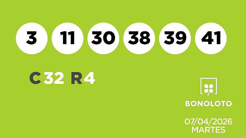 Sorteo de la Lotería Bonoloto y Euromillones del 07/04/2026 - Ver ahora