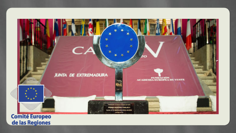 El Comité Europeo de las Regiones premio Carlos V 2026 - Noticias de Extremadura | Ver