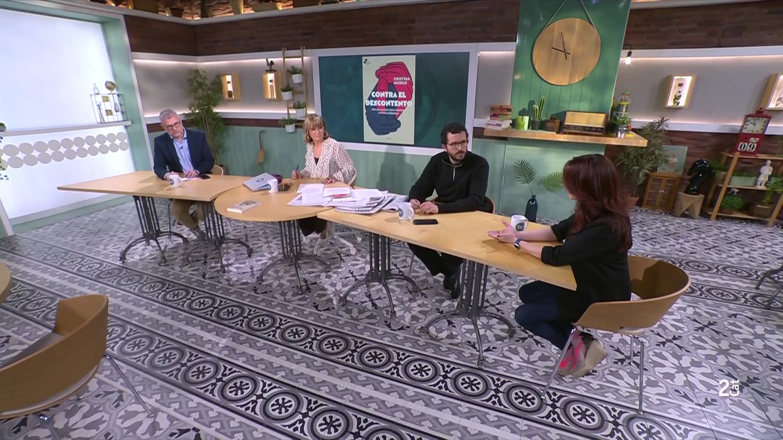 Lluïsa Moret, Cristina Monge i Marc Artigau