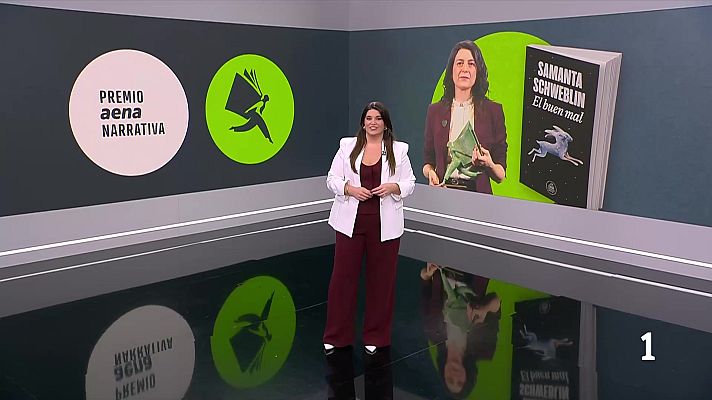 L'Informatiu - Samanta Schweblin guanya el primer Premi Aena BETA amb 'El buen mal'