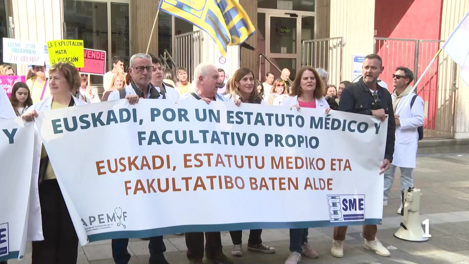 La negociación entre médicos y Gobierno vasco fracasa y la huelga se alarga hasta junio | RTVE Play - Ver ahora