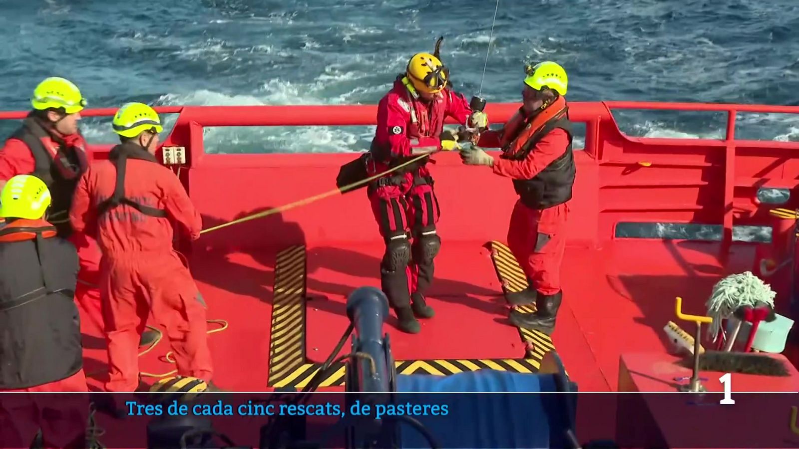 Tres de cada cinc rescats són de pasteres