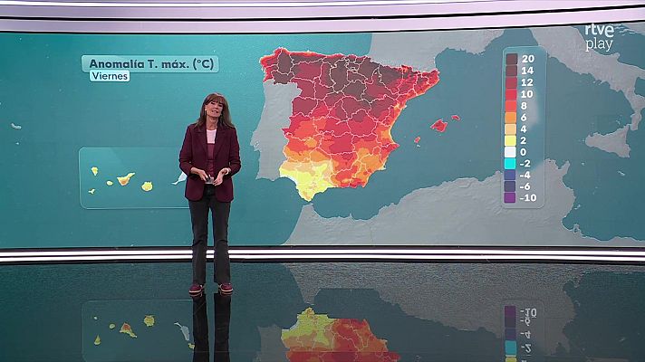 El tiempo - Ascenso generalizado de las temperaturas máximas