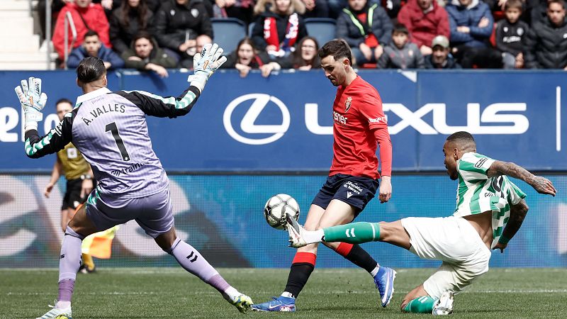 Osasuna - Betis: resumen partido 31ª jornada | Primera | Ver