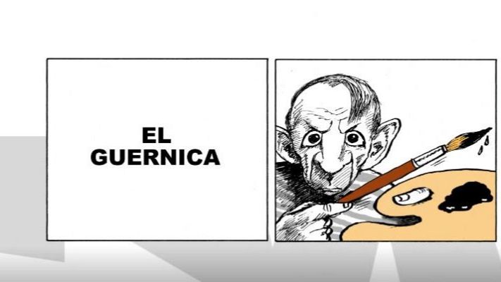 Directo al grano - Nueva interpretación del Guernica en la tira de Gallego & Rey