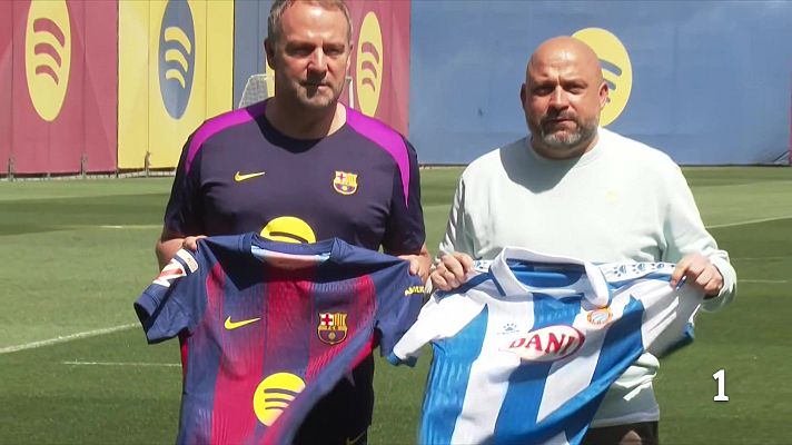 Los Deportes de La1 - Hansi Flick: "Nuestro trabajo diario es la Liga, pero al final lo más importante es ganar la Champions"