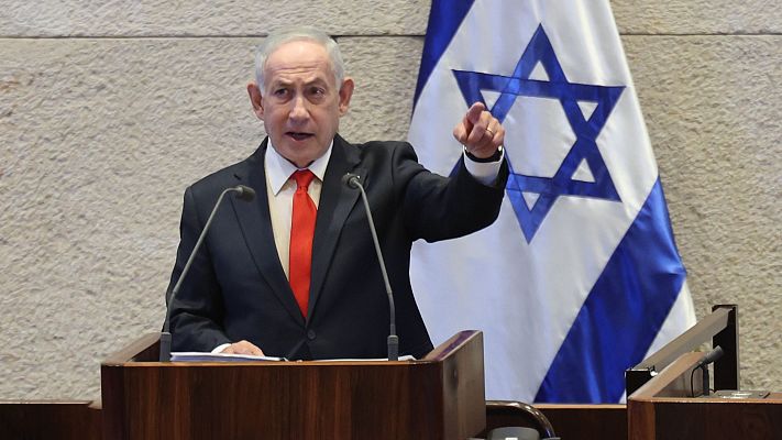 Telediario 2 - Netanyahu acusa a España de librar "una guerra diplomática" contra Israel