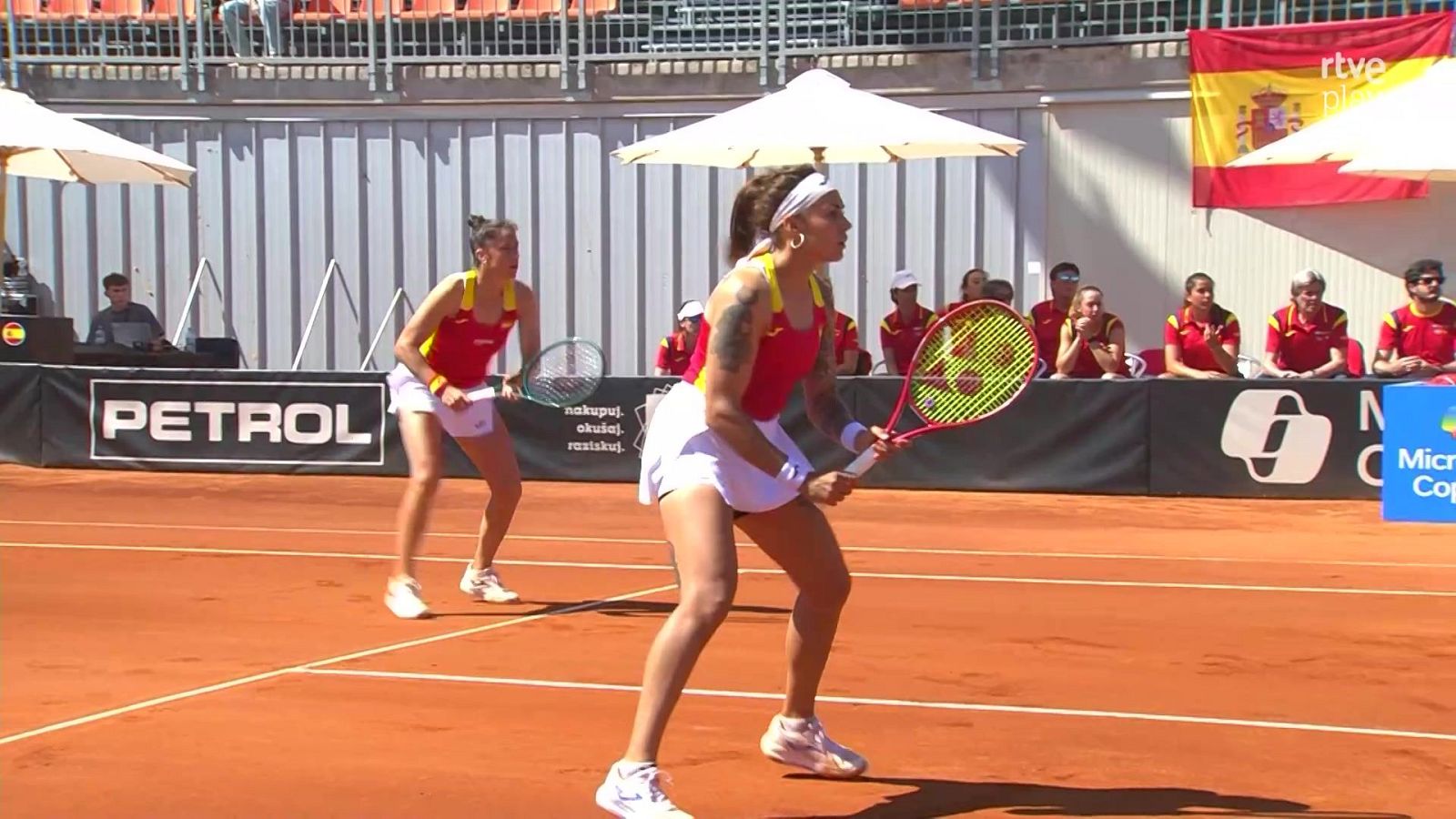 Tenis - Billie Jean King Cup. Clasificación. Eslovenia - España: V. Erjavec/N. Radisic - A. Bolsova/S. Sorribes Tormo - Tenis | Ver