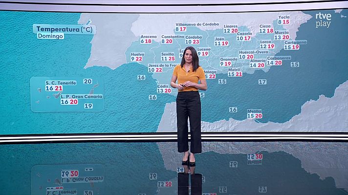 El tiempo - Rachas muy fuertes en el Ebro y en Canarias