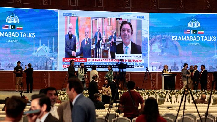 Telediario Fin de Semana - Estados Unidos e Irán negocian en Pakistán un acuerdo de paz