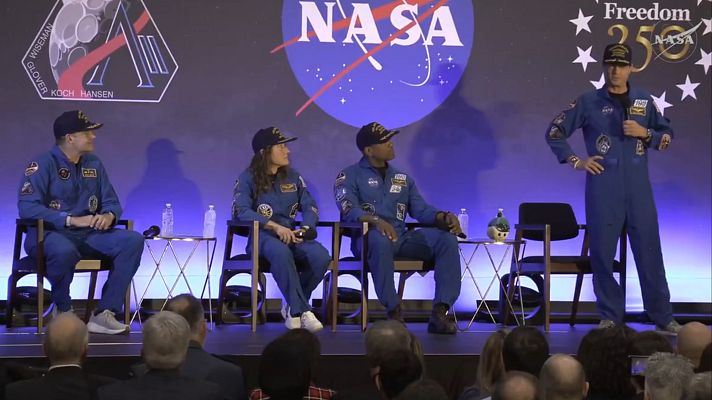 La noche en 24h - Los astronautas de Artemis II destacan su unión y aprecio por la Tierra entre aplausos