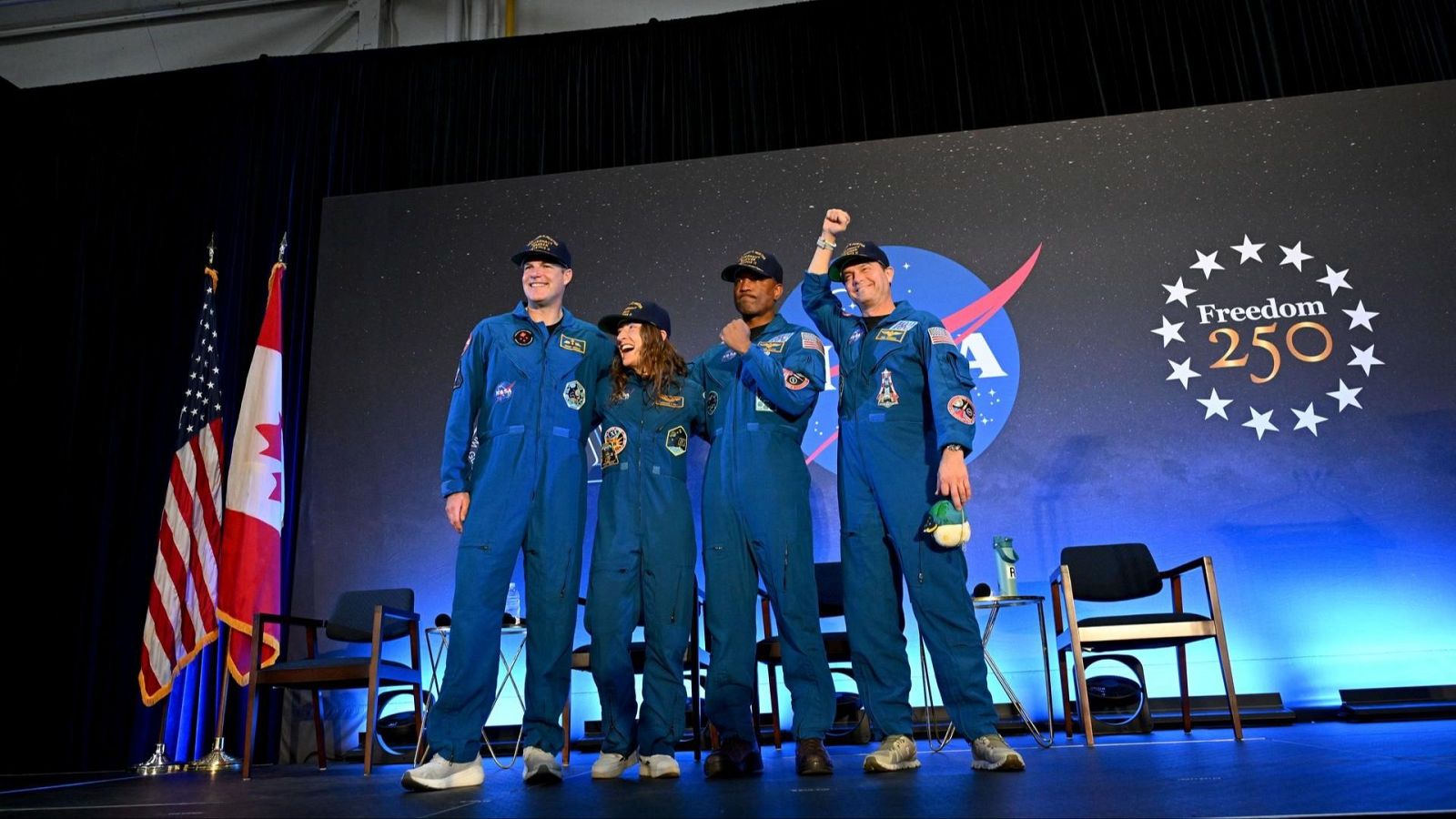 Los astronautas de Artemis II, recibidos como héroes | Ver