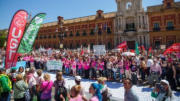 Las Mareas Blancas salen a la calle en ocho capitales andaluzas en defensa de la sanidad p�blica