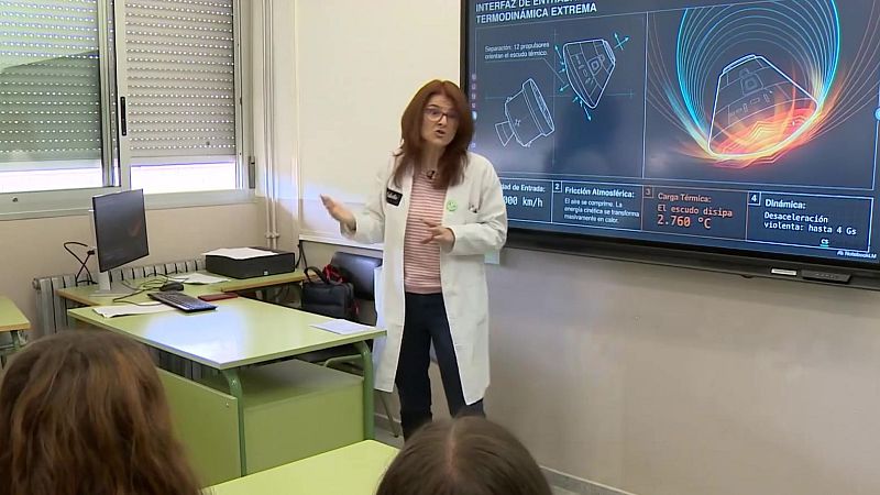 Cómo se estudia la misión Artemis II a la Luna en el aula de física de un instituto | Ver