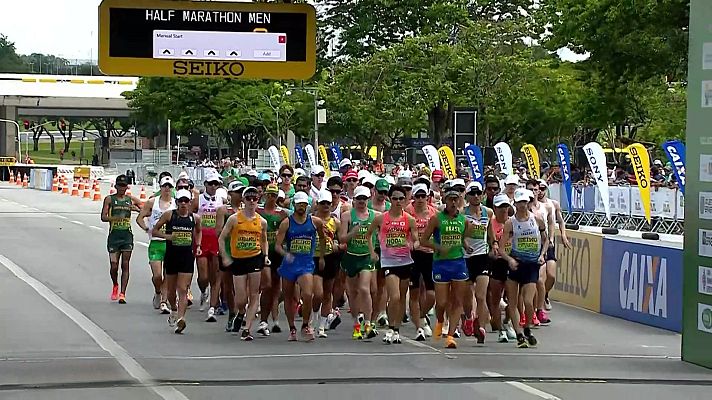 Atletismo - Campeonato del Mundo de Marcha Equipos: Media maratón marcha masculina