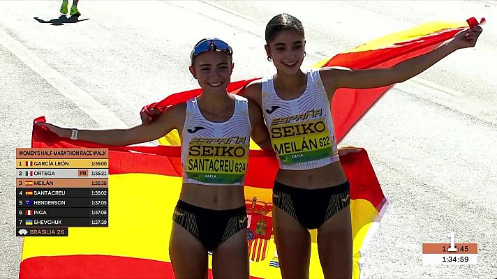 Los Deportes de La1 - La marcha atlética gana dos platas y un bronce individual en el Mundial por equipos