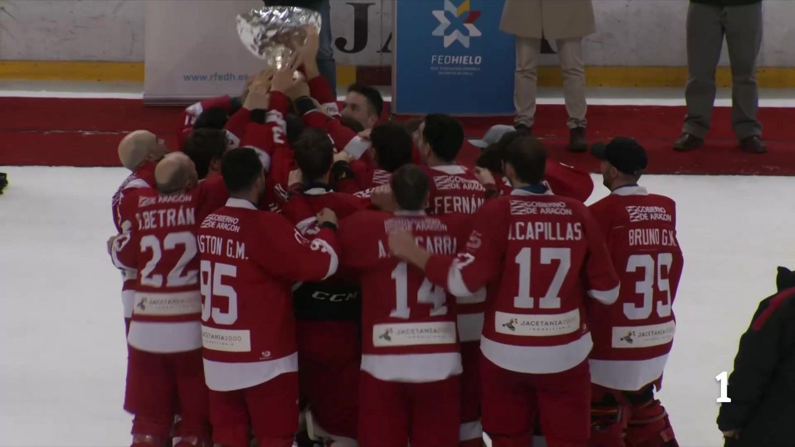El CH Jaca gana la Copa del Rey de hockey hielo - Los Deportes de La1 | Ver
