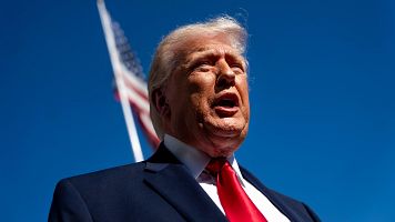 Trump anuncia que EE.UU. empezar� a bloquear el tr�fico mar�timo en los puertos iran�es este lunes